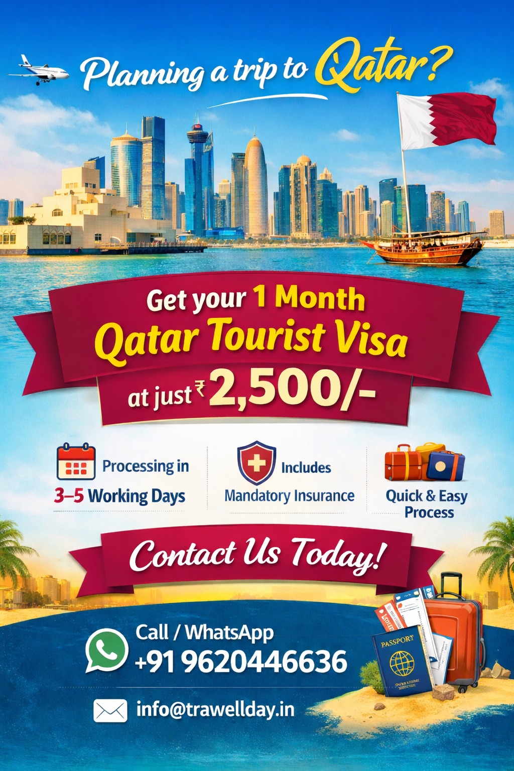 Qatar Tourist Visa Chennai